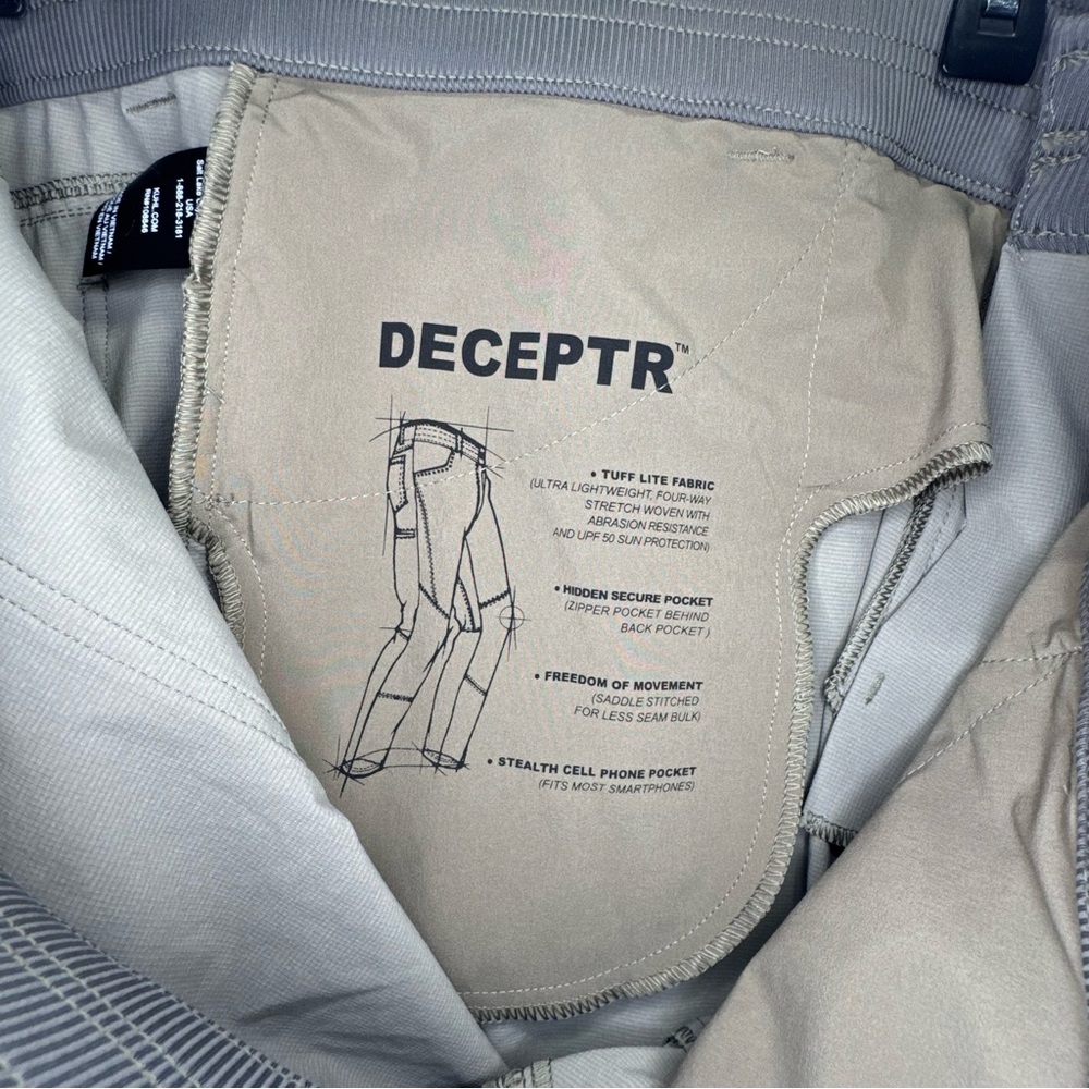KHUL Deceptr Outdoor Hiking Pants Mens 40X30 Ultra Lightweight LOT OF 2 Gorpcore - Picture 12 of 16